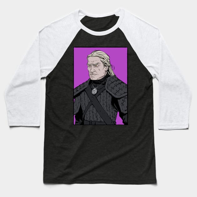 Geralt Of Rivia Baseball T-Shirt by markodjeska